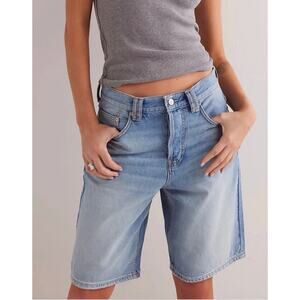 Free People We The Free Montana Low Rise Long Shorts 27 NEW